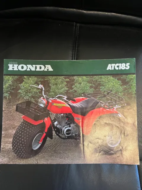 1980 Original Honda ATC185 sales brochure