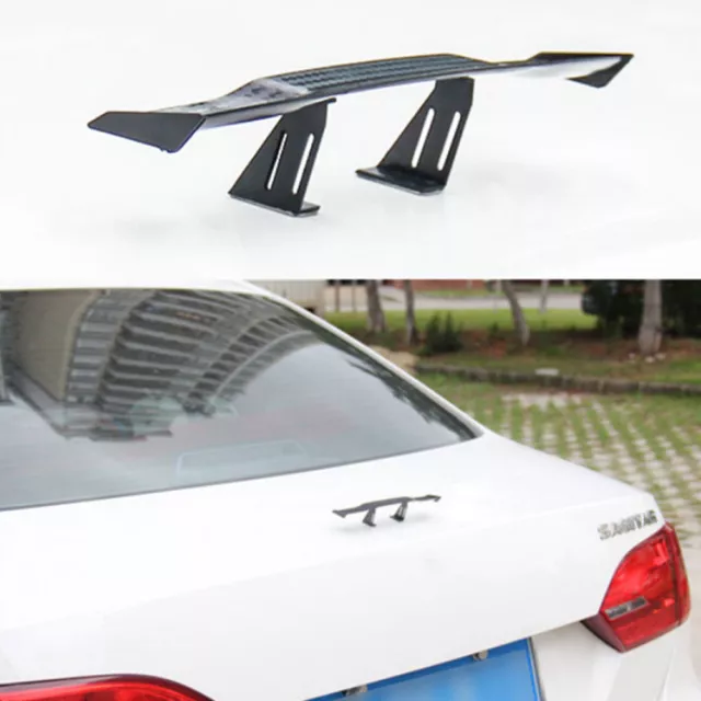 Universal Mini Spoiler Auto Car Tail Decoration Spoiler Wing Carbon Fib$8