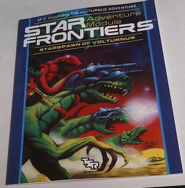 Star Frontiers SF2 Starspawn of Volturnus TSR 7802 adventure module reprint NEW