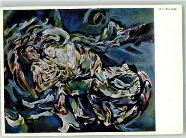 39423006 - Basel Die Windsbraut sign.Oskar Kokoschka Kunstmuseum Nr.3841