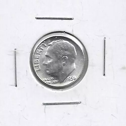 1958 Roosevelt Dime BU Uncirculated Mint State 90% Silver