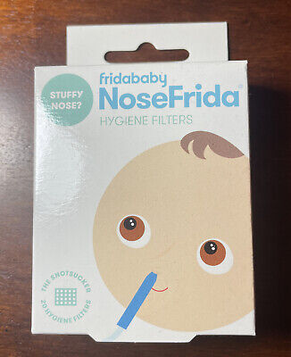 Filtros de repuesto para aspiradora nasal Fridababy NoseFrida Snotsucker 20 unidades