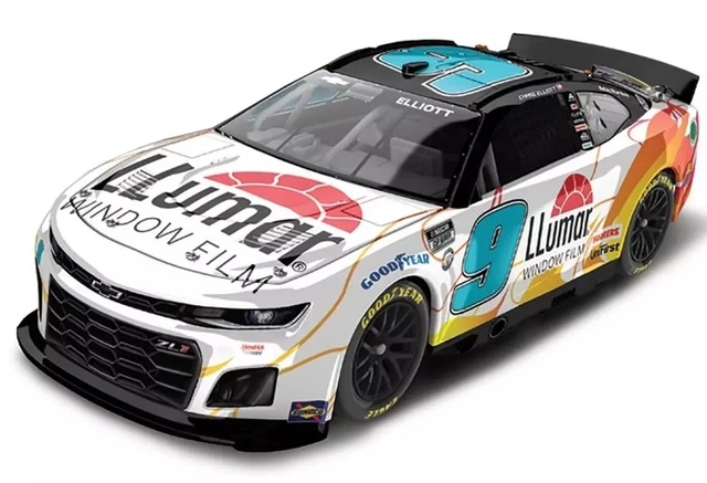 D - Item N325 - CHASE ELLIOTT #9 Llumar 2022 Camaro ZL1 Elite Raw **Di
