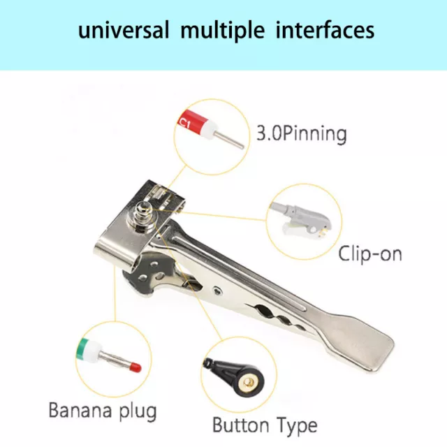 25X Multi-function Pet ECG Clip For Veterinary ECG/EKG Clip For Banana4.0/Din3.0