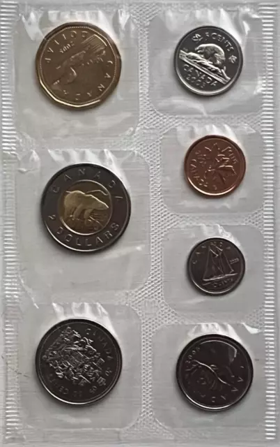 CANADA 2005 P Uncirculated Royal Canadian Mint Proof Like Set 2005P