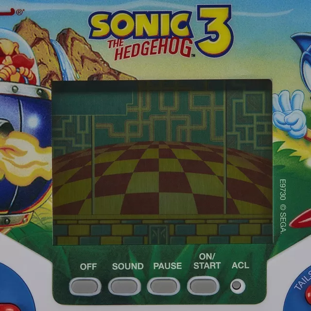 Hasbro Gaming Tiger Sonic The Hedgehog 3 Electronic LCD Video Game, Retro 3