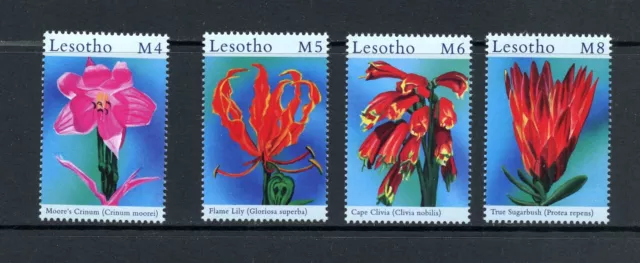 L726 Lesotho 2000 Flora Blumen 4v. MNH