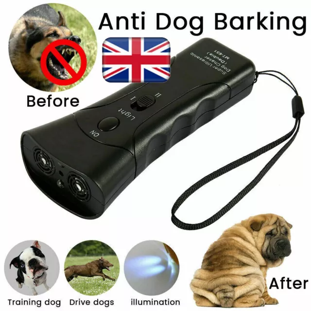 Petgentle Ultrasonic Anti Dog Barking Pet Trainer LED Light, Gentle Chaser Style