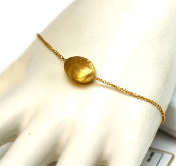 Marco Bicego 18K Yellow Gold Delicati Gold Bead Bracelet 5.75 -7" Adjustable
