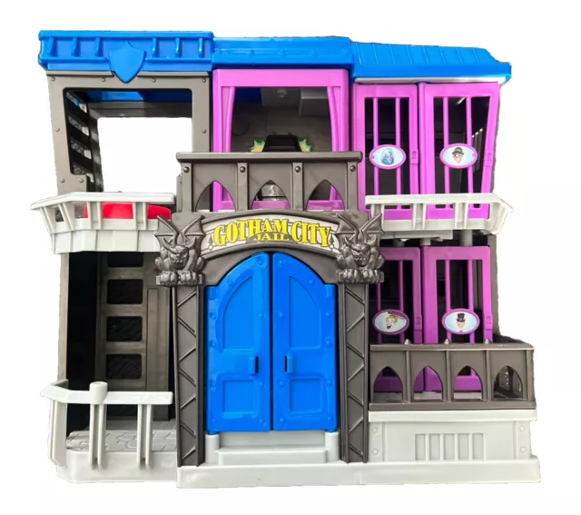 2012 Mattel - Imaginext DC SUPER FRIENDS Batman Gotham City Jail NO FIGURES