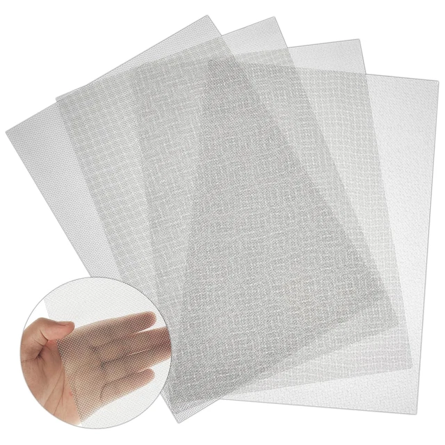 4PACK 20 Gauge Stainless Steel Mesh, with Mesh Size 0.035" X 0.035", Made of 304