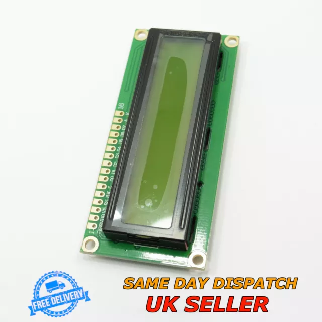 LCD Green Display 1602A 5V Module Black Light Board 16X2 1602 162 LCD1602