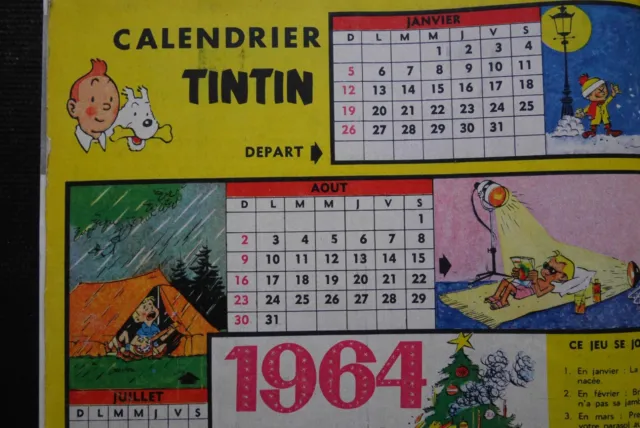 Tintin Calendrier À VENDRE! - PicClick FR