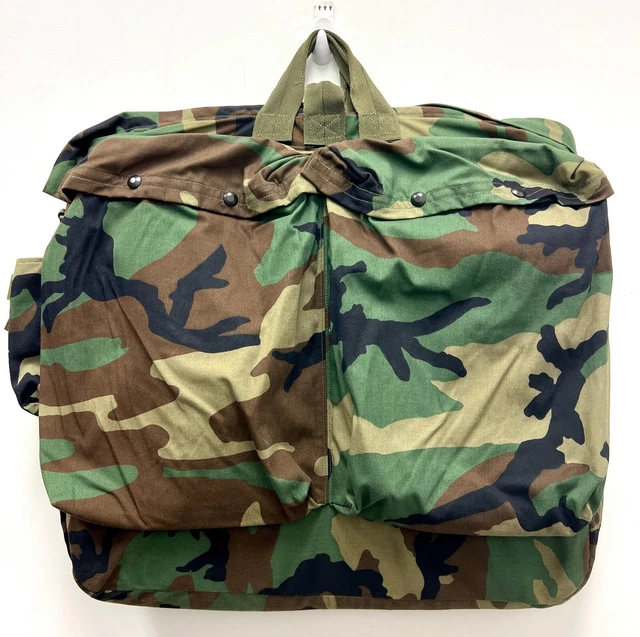 Genuine USAF Woodland HGU-56/P Flyers Pilot Helmet Bag Without Shoulder Strap Genuine USAF Woodland HGU-56/P Flyers Pilot Helmet Bag Without Shoulder Strap