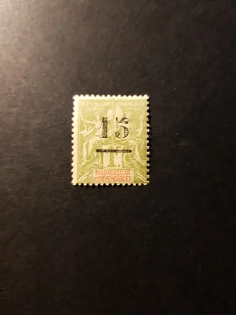 Briefmarke Frankreich Kolonie Madagascar N°50 Neu MH 1902 Wert