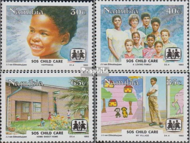 Namibia - Southwest 747-750 (complete issue) FDC 1993 SOS-children's villages