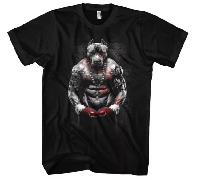 Boxing Bully Herren T-Shirt | Sport MMA Muay Thai Pitbull Boxen Kampfsport