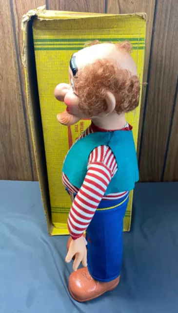 1957 Al Capp Lil Abner Pappy Yoking MADE BY BABY BARRY DOLL WITH ORIGINAL BOX 2