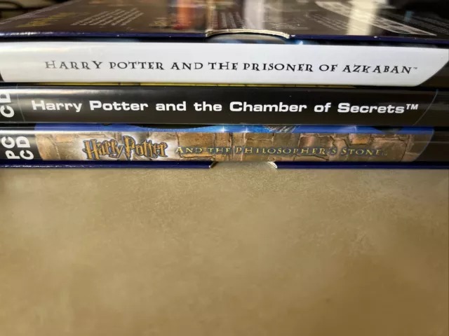PC HARRY POTTER COLLECTION Philosophers Stone +Chamber Secrets +Prisoner Azkaban 3