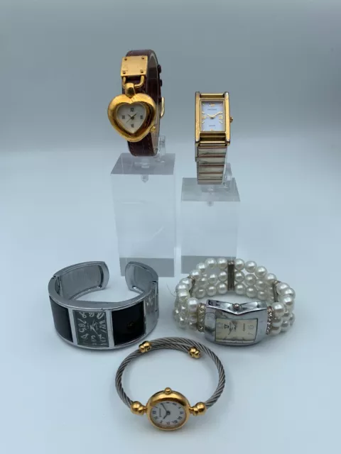 Lot Montres Femme Quartz Camelia Quantieme Bellos Inotime 228 Grammes W674