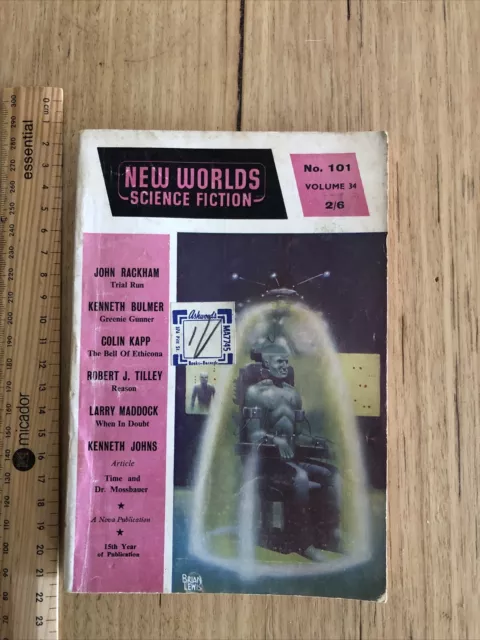 NEW　WORLDS　34.　101　Fiction.　SCIENCE　Vol　No　$12.50　PicClick　AU