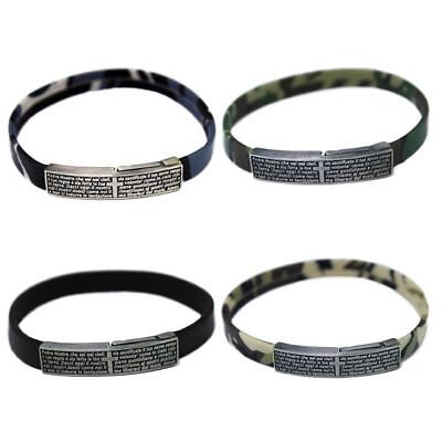 AMEN BRACCIALE RIGIDO AMEN SCHIAVA BRPNB RODIATO CON PREGHIERA PADRE NOSTRO INCISA M 