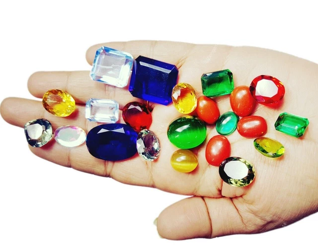 Véritable Certifié Assortis Gemmes Mélange Forme à Facettes 22 Pièces Lot 228.00