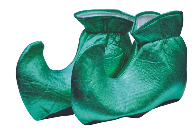 Elf Shoes Cloth Green  Costume Accessories
