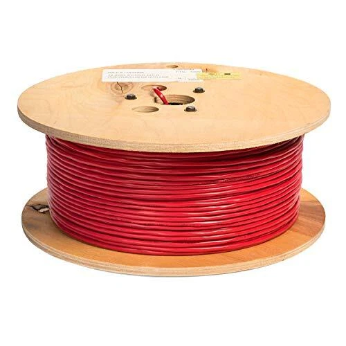 18 Awg 2/c Solid 100% Copper Fplr Riser Rated Shielded Fire Alarm Cable ul Cer