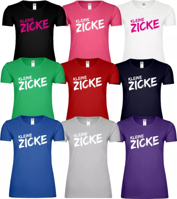 Funshirt Kinder Kindershirt Kleine Zicke Shirt Zickenshirt Girlie T-Shirt