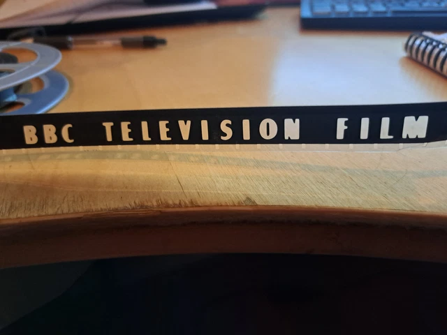 Bbc Television Film 16Mm Countdown Leaders B/W Cine Film 200Ft Reel