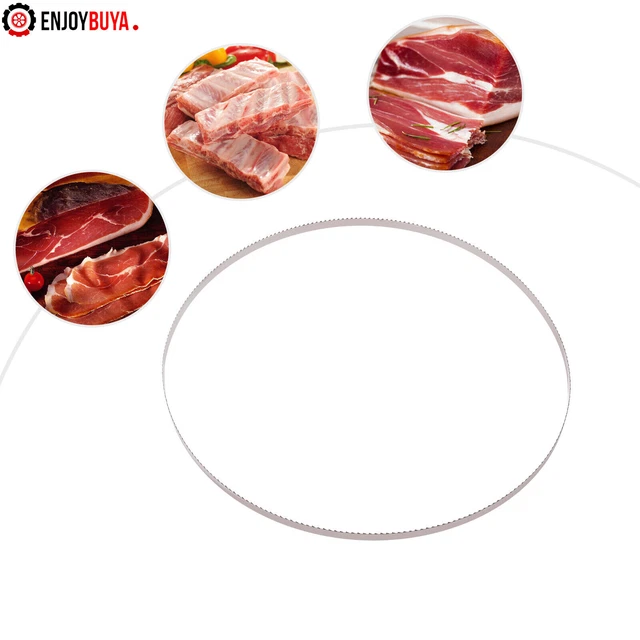 1650mm×0.56mm x W16mm 5pcs 4TPI Band Saw Blade Endless Meat Bone Butcher Cutter