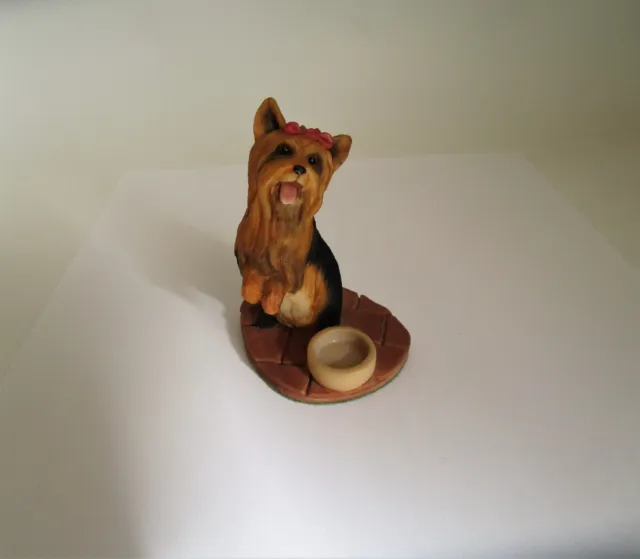 Yorkshire Terrier Aynsley Master Craft Hand Painted Figurine