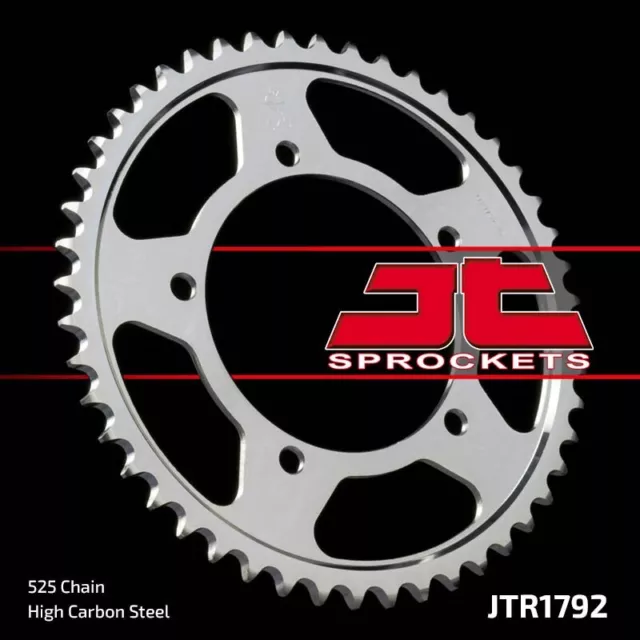 JT Sprockets - JTR1792.48 - Steel Rear Sprocket, 48T - For 525 Chain
