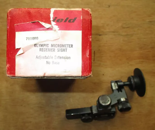 Redfield Olympic Micrometer Target Sight & Rubber Eye Cup in Redfield Red Box