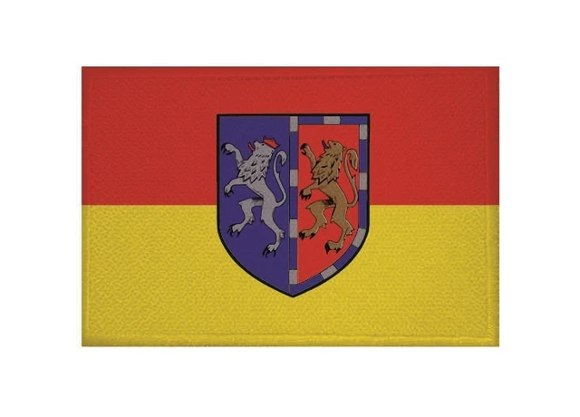 U24 Écusson Drapeau Du Monaco - Thermocollant - 9 X 6 Cm