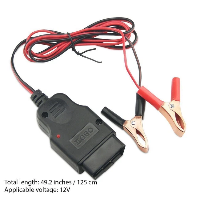 Car OBD2 Computer ECU Memory Saver Replace Battery Safe Emergency Resume Tool
