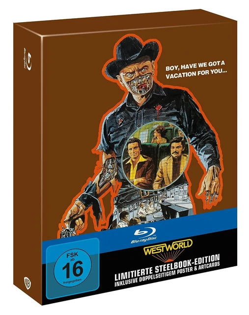 WESTWORLD (BLU-RAY STEELBOOK) NEU OVP 50th Anniversary EUR 54