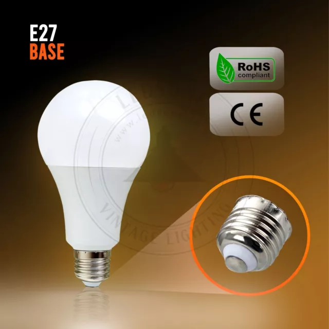 LED Glühbirne E27 Lampe Glühbirne 5 – 18 W warmweiße Energiesparlampe