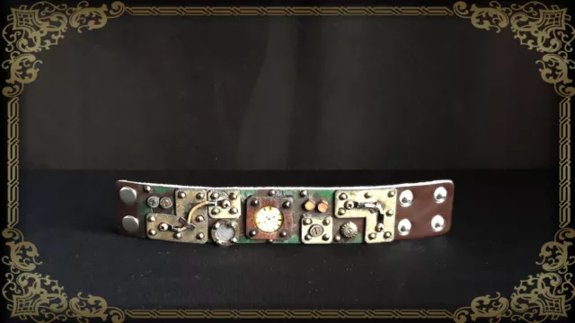 Braccialetto Steampunk Fatto a Mano Piccolo Costume Retro Accessorio Cosplay - VEDI VIDEO