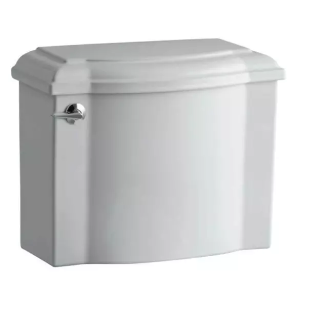 KOHLER Toilet Tank Only 1.28-GPF 1-Flush Standard Left-Hand Trip Lever Ice Grey