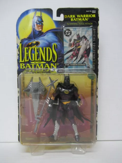 1995 Kenner Legends of Batman Dark Warrior Batman With Slamming Mace Attack