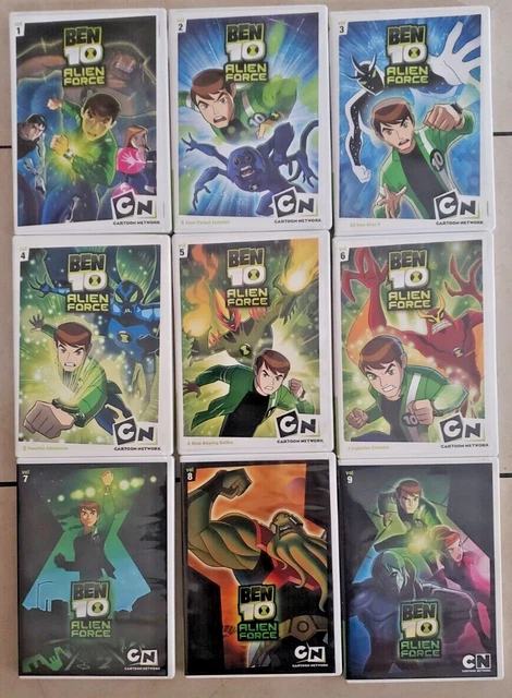 BEN 10 ALIEN Force The Complete DVD Collection 9 DVD Set Region 1 £9.99 ...