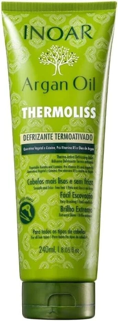 Inoar Argan Oil Thermo-activated Defrizzer Thermoliss - Bálsamo Anti-frizz...
