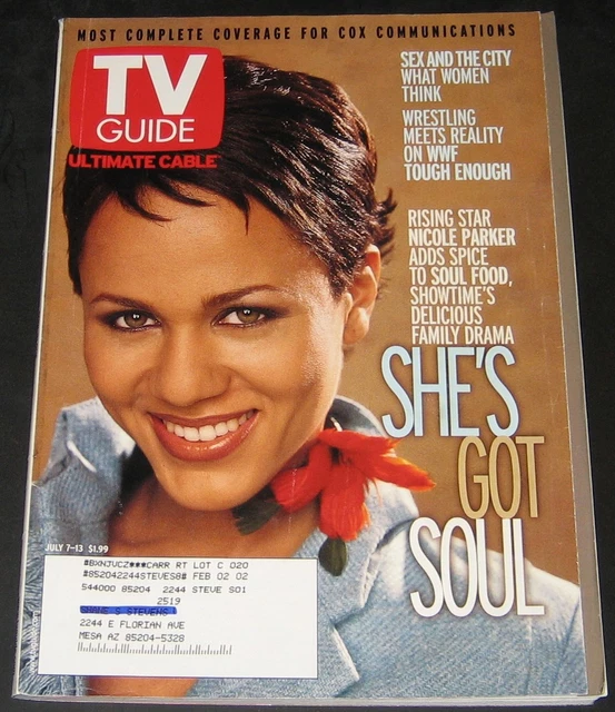 TV GUIDE JULY 2001Soul FoodNicole Parker 1.97 PicClick