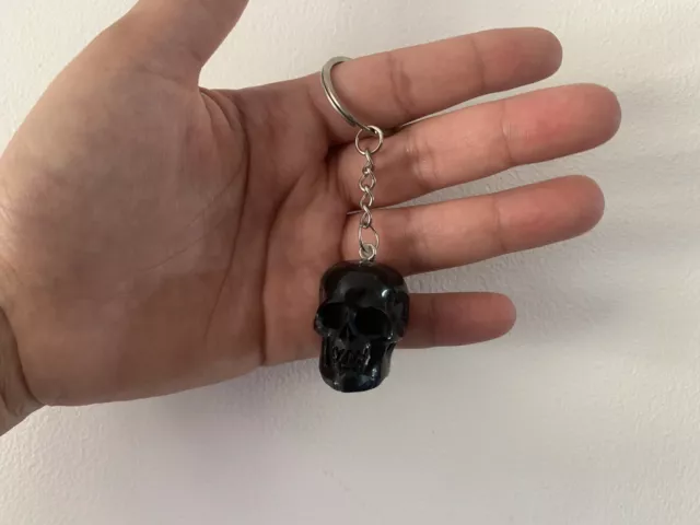 Oddities/Keyring Skull Carved Horn Of Buffalo