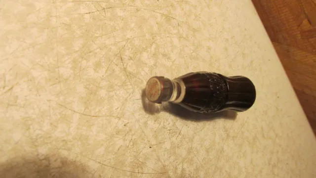 Vintage Coca Cola Figural Bottle Miniature Cigarette Lighter Advertising