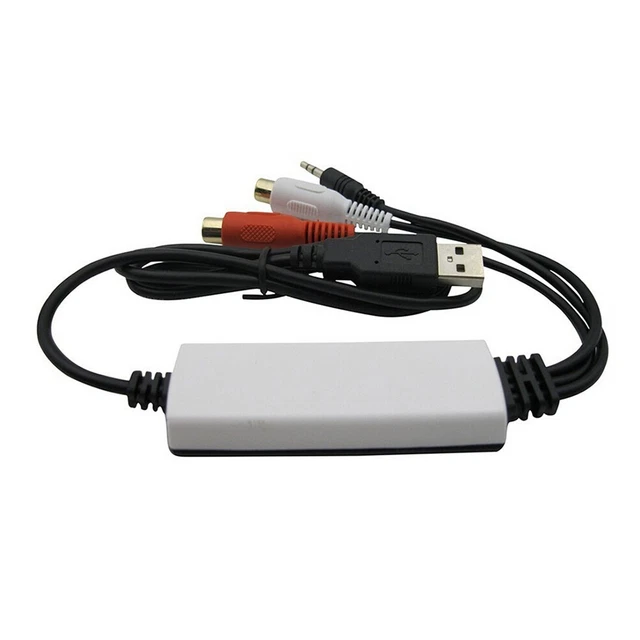 USB Audio Capture 1 Ensemble Numérique for Vinyle MP3 Adaptateur 2.0 Interface