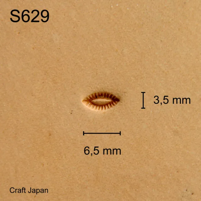 Punziereisen, Lederstempel, Punzierstempel, Leather Stamp, S629 - Craft Japan