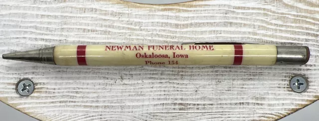 Oskaloosa IA Iowa NEWMAN FUNERAL HOME Advertising Pen Mahaska Cremation